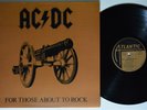 AC/DC For Those About To Rick We Salute You ATLANTIC LP VG++ 1st Robert Ludwig
