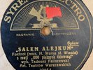 Poland Polish 1930's 78 RPM -Salem Alejkum- Tadeusz Paliszewski - Syrena Electro