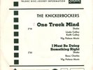 THE KNICKERBOCKERS  - ONE TRACK MIND - DISC JOCKEY COVER - 7