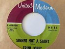 Mod R&B Dancer 45 TRINI LOPEZ Sinner Not A Saint/If United/Modern HEAR NM Rare