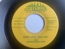 HARMONIZING FOUR  Sweet Little Jesus Boy / Silent Night   1st Press 45 on GOTHAM