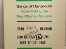 Songs Of Dartmouth College Vinyl 1940 RAY Charles Singers Reunion Indian Drum