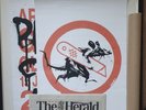 Banksy Cut And Run Poster Plus Newspaper. Glasgow Like Invader Pejac