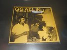 GG ALLIN no room for ****** CLEAR VINYL 7