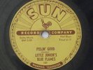 Blues R&B LITTLE JUNIOR'S BLUE FLAMES Feelin' Good / Fussin' SUN 187 78rpm HEAR