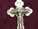 Russian Silver Christian Orthodox Cross Pendant - ANTIQUE Stamped - Gorgeous