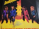 Don Dokken Autograph Signed Under Lock And Key Vinyl Record Album