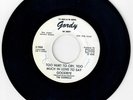 MOTOWN GORDY RECORDS 1963 WLP 45 BY THE DARNELLS (MARVELETTES) TOO GOOD TO CRY