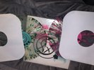 blink 182 self titled vinyl splatter design