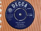 THE BROOKS - ONCE IN A WHILE b/w POOR POOR PLAN, 1964 DECCA F11868, NEAR MINT