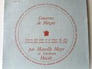 Marcelle Meyer Mozart Piano Concertos Discophiles Français DF 37