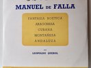 Leopoldo Querol Manuel de Falla Piano Works Ducretet 10