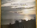 Marion Brock Sings His Robe- Rare Private Press Lp