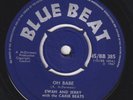 EWAN AND JERRY Oh Babe RARE M- UK 45 Blue Beat ROCKSTEADY skinhead reggae HEAR