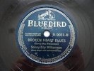 78 SONNY BOY WILLIAMSON Bluebird 9031 Ground Hog Blues/Broken Heart Blues NM