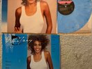 Whitney Houston Sky blue vinyl LP Bonus I Wanna Dance With Somebody 12” LOT