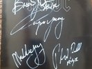 Rare Signed AC/DC BACK IN BLACK EMBOSSED COVER/ K50735/ 1980/ Ex Cond