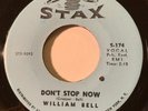 NORTHERN SOUL William Bell DON'T STOP NOW Stax 45 rare NM