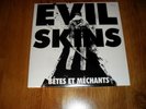 Evil Skins - Betes Et Mechants NEW 2xLP BLUE ror isd rock-o-rama bunker