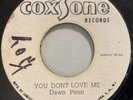 Dawn Penn / Leroy & Rocky - you dont love me / love me girl 45 Coxsone reggae