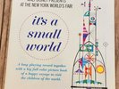 Vintage 1964 :  It's A Small World: LP Vinyl Disney NY World's Fair Disneyland