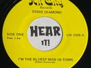Ultra Crude Primitive Country 45 EDDIE DIAMOND I'm The Bluest / Lonely HIT CITY