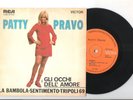 PATTY PRAVO=33 BRASILE PROMO-EP=LA BAMBOLA- SENTIMENTO+2=69.EX.EX.N.1° STAMPA