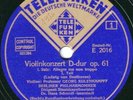 Kulenkampff; Schmidt-Isserstedt. Beethoven (Violin concerto). Tel E 2016-21 (6)