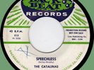 CATALINAS Speechless / Flying Formation with You 45rpm Back Beat 1958 original