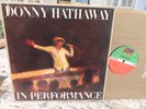 DONNY HATHAWAY IN PERFORMANCE - USA  VG++ VINYL LP  NICE  1ST EDITION R&B SOUL