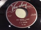 J. B. LENOIR-VEE JAY 352-DO WHAT I SAY/OH BABY-CHICAGO BLUES ROCKER VG++ 1960