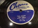 RUDY GREEN-CHANCE 1146-THE LETTER/IT'S YOU I LOVE-CHICAGO JUMP BLUES R&B 78 1953