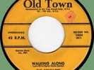 SOLITAIRES Walking Along / Please Kiss This Letter 45rpm Old Town 1957 1st press