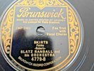 SLATZ RANDALL I'm a Ding Dong Daddy/Skirts - 1930 HOT DANCE Brunswick 78
