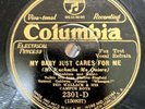 Jazz-78 RPM-Ted Wallace and his Campus Boys-My Baby Just Cares For Me-Hot-V+