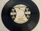 Vintage 45 RPM record doo wop the five trojans #412 on edison int records clean.