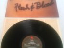 POISON - FLESH & BLOOD LP + INNER  UK 1ST PRESS CAPITOL ENIGMA EST 2126