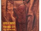 GUNS 'N’ ROSES -Paradise City- Shaped Picture Disc + Holster Sleeve (1989). NM