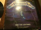 Metallica Ride The Lightning Lp Vinyl 1984 USA W/ Insert (ST-E-60396-1) VG