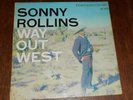 SONNY ROLLINS -- Way Out West -- ORIGINAL Contemporary -- UK Press RARE JAZZ LP