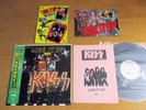 KISS – LICK IT UP  @ PROMO kits set@ Japan  4 page promo sheet,desk pad,sticker