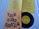 THE TOY DOLLS EP - TOMMY KOWEYS CAR INSERT  UK 1981 UK GBH RECORD FOLD OUT  PUNK