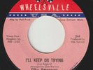 SILKY HARGRAVES I'll Keep On Trying WHEELSVILLE detroit northern soul 45 hear