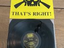 Anti-Heros That's Right  1987 UK Vinyl, Repress, Black Labels Rare VG PLUS