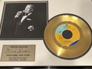 Frank Sinatra  New York New York 24kt Gold Plated 45..limited edition 843/5000..