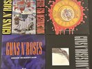 Vinyl Guns N Roses X4 Appetite For Destruction, Live And Let Die, Knocking
