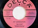 The Who - My Generation/Out In The Street 45 Pink Label Promo Decca 31877 EX