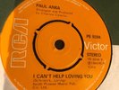 Northern Soul PAUL ANKA 'I Can't Help Loving You' / 'When We Get There' RCA 
