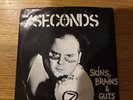 7 Seconds, Skins Brains And Guts E.P., Clear Vinyl, Rare Record, Punk Rock