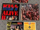 KISS ALIVE II  2LP - KISS Army Form - Kiss Evolution Booklet -Tattoos - TESTED